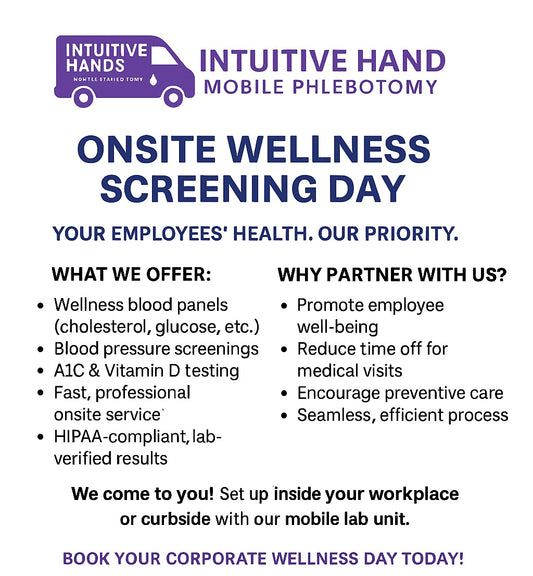 On-site Wellness Screening Per Employee Rate ( Min 40 Employees)
